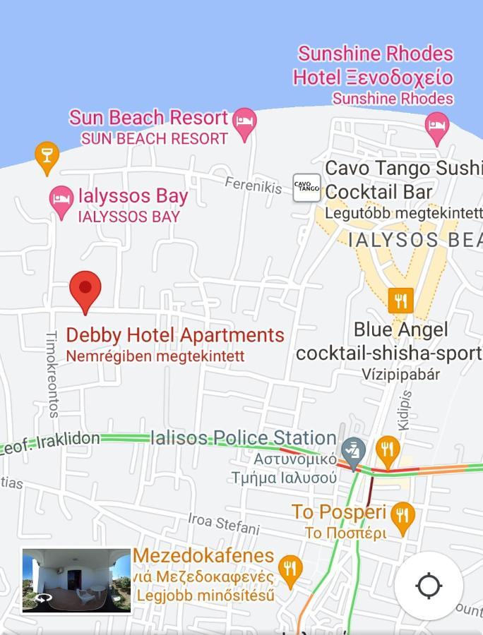 Debbi Appartments And Hotel Ялиссос Экстерьер фото